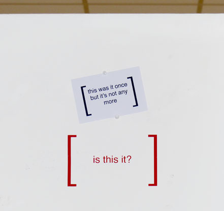 Philip Bradshaw, Installation view, This is it, All Trail 2017